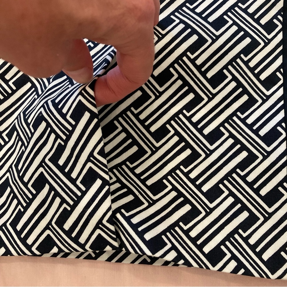 Banana Republic navy and white sheath tank bodycon dress career office occasion - Picture 13 of 16